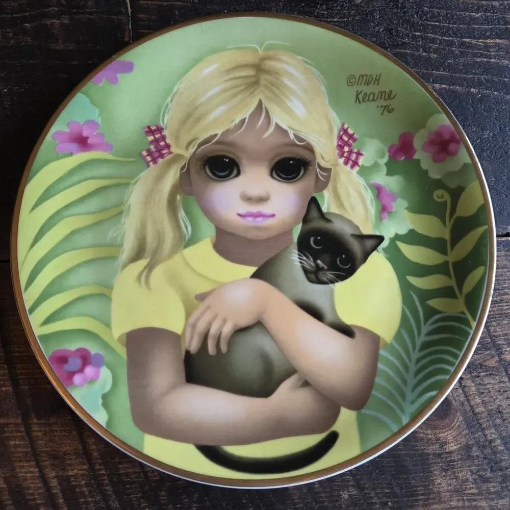 MARGARET KEANE Collector Plate MY KITTY